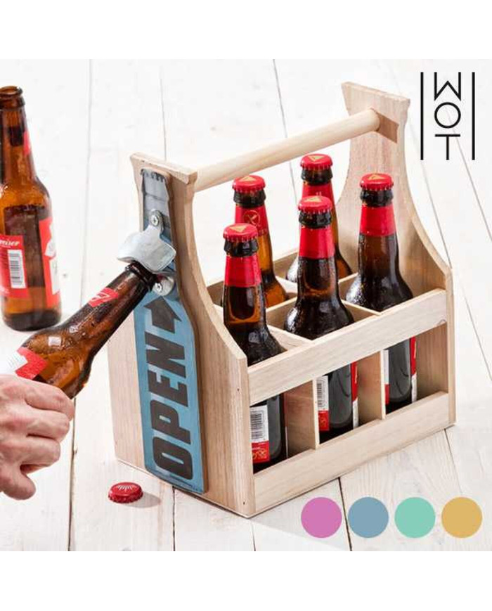 Free-standing wine rack Wagon Trend Wood 6 bottles