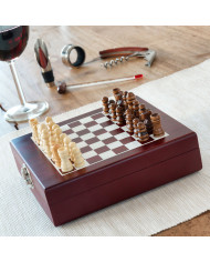 Chess Wine Set InnovaGoods 37 Pieces