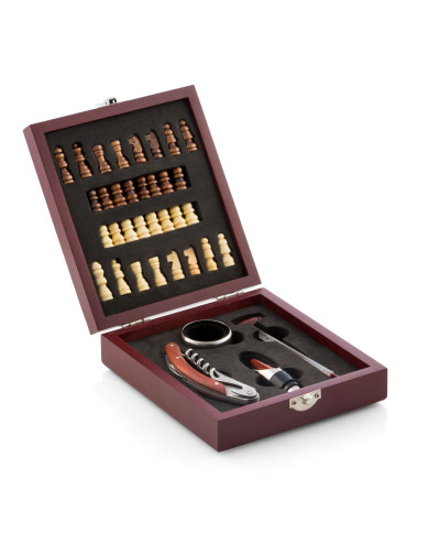 Chess Wine Set InnovaGoods 37 Pieces