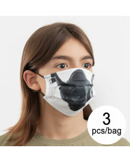 Hygienic Reusable Fabric Mask Gas Luanvi Size M Pack of 3 units