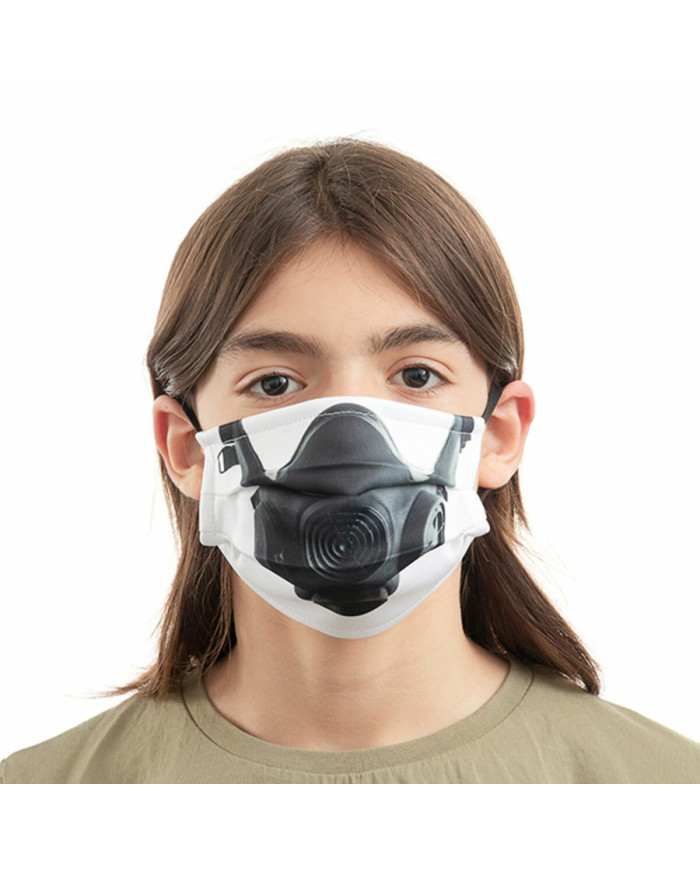 Hygienic Reusable Fabric Mask Gas Luanvi Size M Pack of 3 units