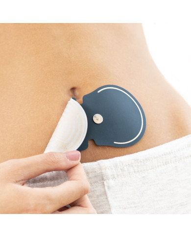 Replacement Patches for the Relaxing Menstrual Massager Moonlief InnovaGoods (Pack of 2)