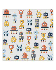 Hygienic Reusable Fabric Mask Children's Robot