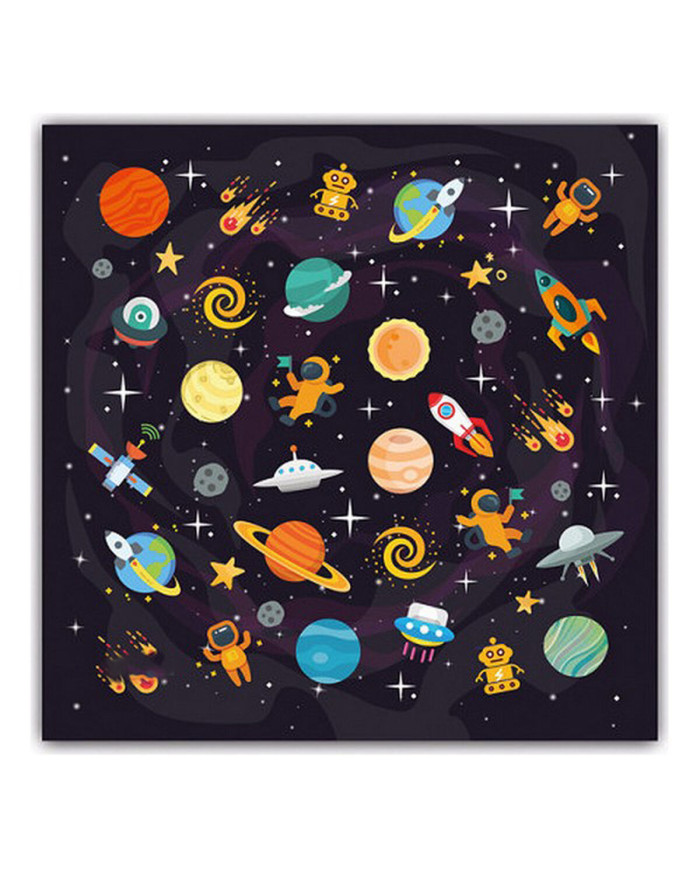 Hygienic Reusable Fabric Mask Space Children's