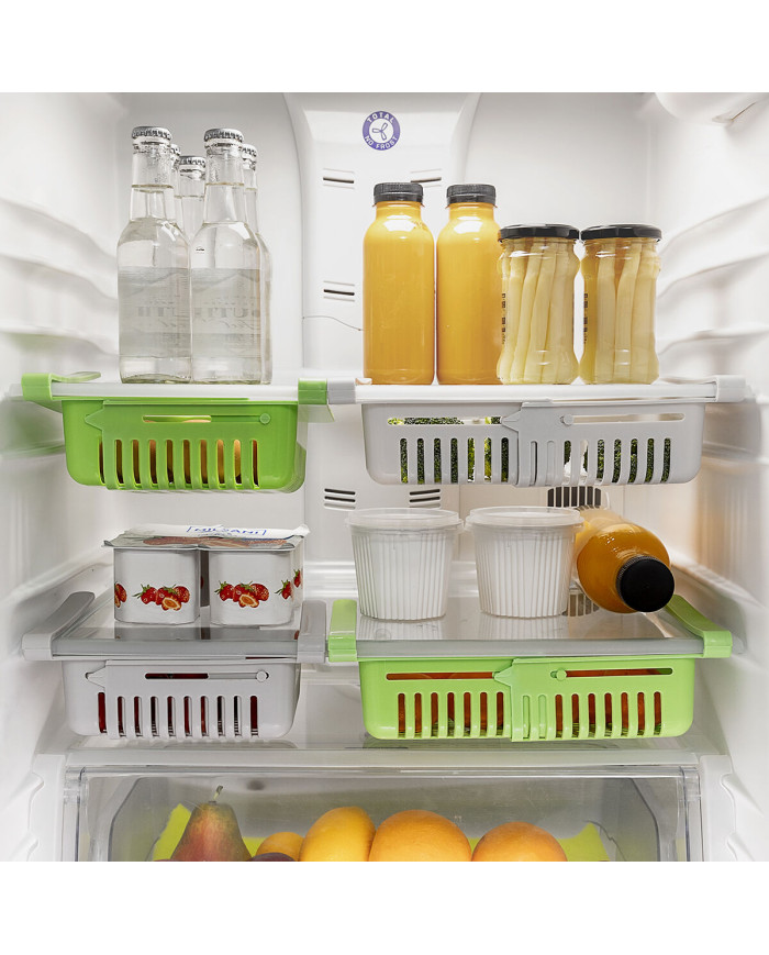 Adjustable Fridge Organiser Friwer InnovaGoods 2 Units
