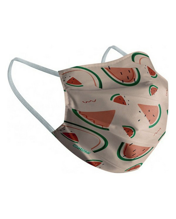Hygienic Reusable Fabric Mask 10-12 Years Watermelon