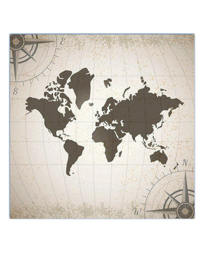 Hygienic Reusable Fabric Mask Maps Children's
