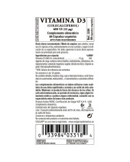 Vitamin D3 (Cholecalciferol) Solgar 600 iu 60 Capsules