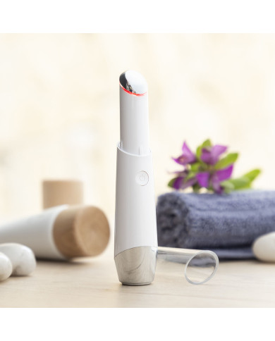 Anti-ageing Eye Massager with Phototherapy, Thermotherapy and Vibration Therey InnovaGoods