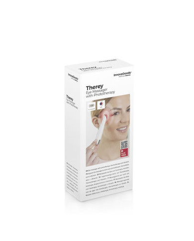Anti-ageing Eye Massager with Phototherapy, Thermotherapy and Vibration Therey InnovaGoods