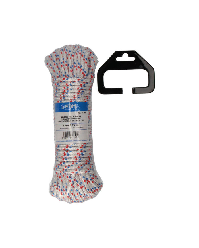 Braided rope EDM 87847 Tricolour Nylon 25 m