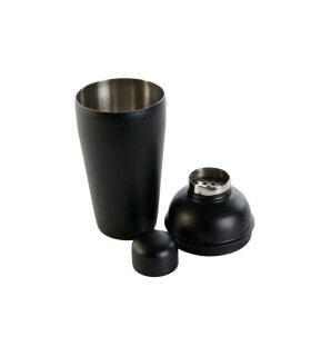 Set de Coctelería DKD Home Decor Negro Acero Inoxidable 500 ml 8 x 8 x 20 cm