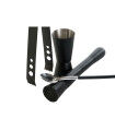 Set de Coctelería DKD Home Decor Negro Acero Inoxidable 500 ml 8 x 8 x 20 cm