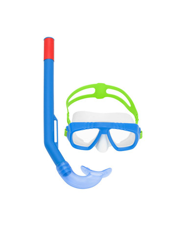 Snorkel Goggles and Tube for Children Bestway Blue Turquoise