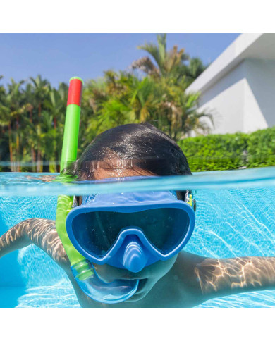 Snorkel Goggles and Tube for Children Bestway Yellow (1 Unit)