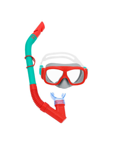 Snorkel Goggles and Tube for Children Bestway Blue Orange (1 Unit)