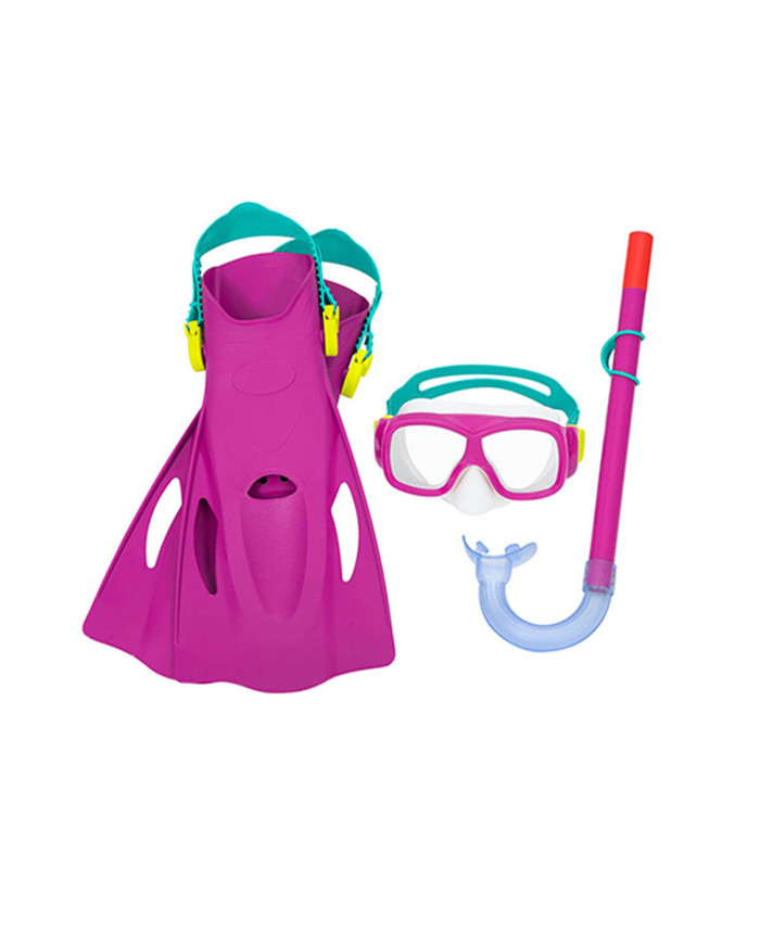 Diving Goggles with Snorkle and Fins Bestway 37-41 (1 Unit)