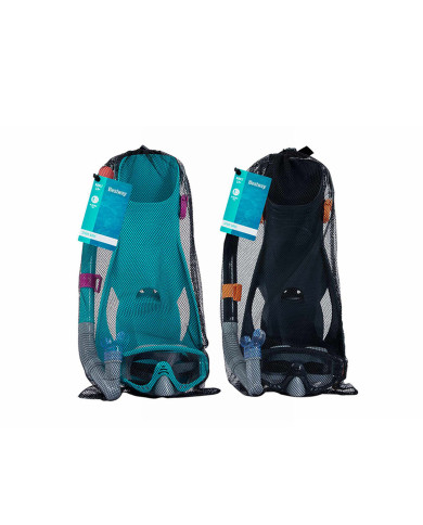 Diving Goggles with Snorkle and Fins Bestway 41-46 Adult (1 Unit)