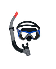 Snorkel Goggles and Tube Bestway White Grey Adult (1 Unit)