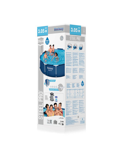 Removable pool Bestway 305 x 76 cm 305 x 305 x 76 cm