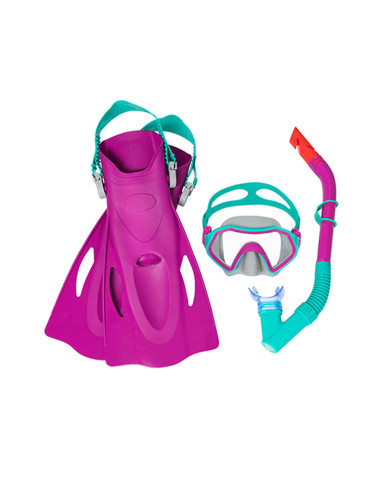 Diving Goggles with Snorkle and Fins Bestway 37-41