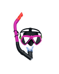 Snorkel Goggles and Tube for Children Bestway Blue Fuchsia (1 Unit)