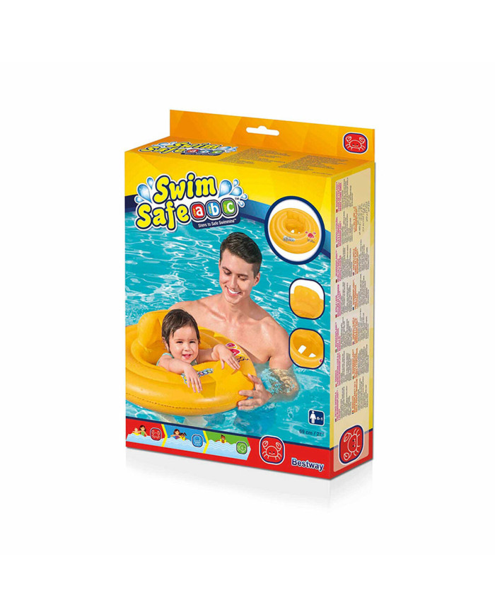 Baby float Bestway Yellow Crab Ø 69 cm (1 Unit)