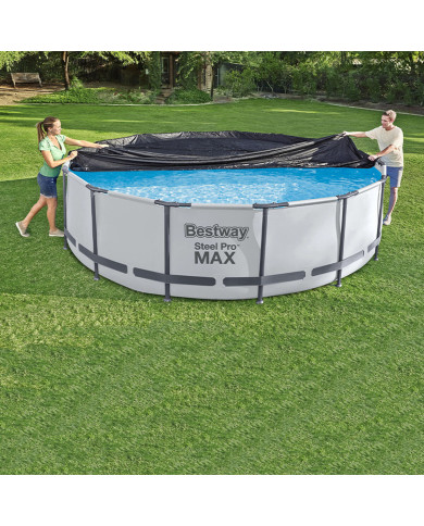 Swimming Pool Cover Bestway Black Ø 370 cm