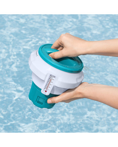 Chlorine Dispenser Bestway 11 x 11 x 16 cm Thermometer Large