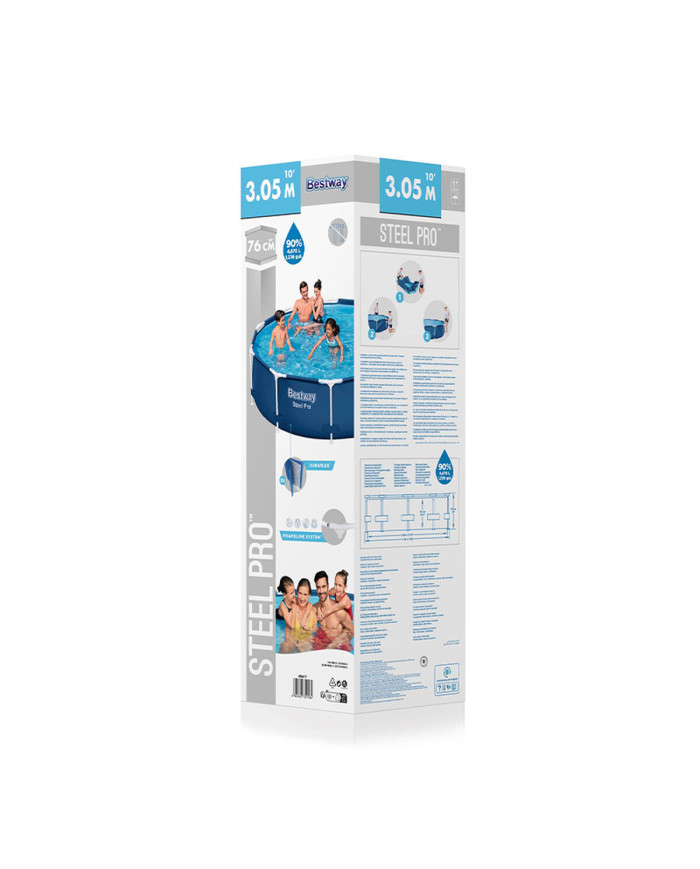 Removable pool Bestway 305 x 76 cm 305 x 305 x 76 cm