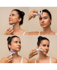 Electric Facial Firming Massager for Face and Neck with LED, EMS, and Heat Selora InnovaGoods