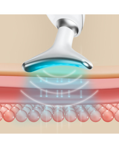 Electric Facial Firming Massager for Face and Neck with LED, EMS, and Heat Selora InnovaGoods