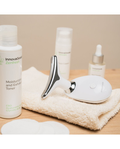 Electric Facial Firming Massager for Face and Neck with LED, EMS, and Heat Selora InnovaGoods