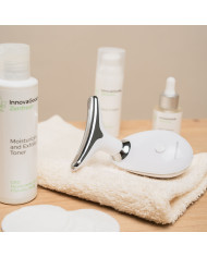 Electric Facial Firming Massager for Face and Neck with LED, EMS, and Heat Selora InnovaGoods