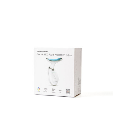 Electric Facial Firming Massager for Face and Neck with LED, EMS, and Heat Selora InnovaGoods