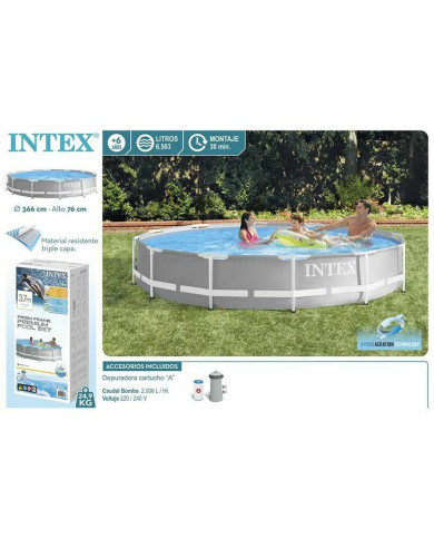 Removable pool Intex 26712 Treatment plant for swimming pool (Refurbished A)