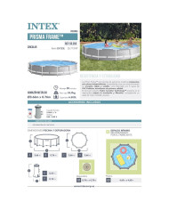 Removable pool Intex 26712 Treatment plant for swimming pool (Refurbished A)