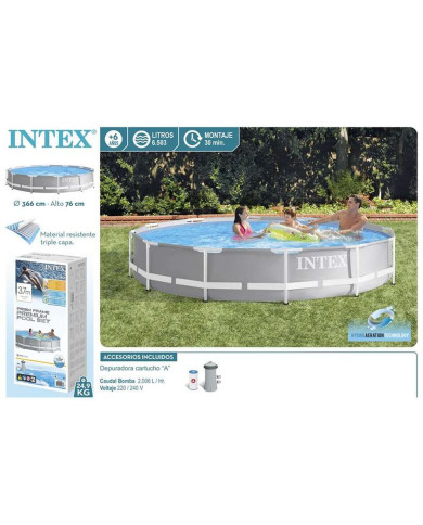 Removable pool Intex 26712 Treatment plant for swimming pool (Refurbished A)