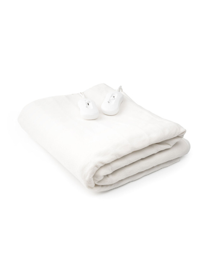 Double Electric Underblanket Blewarm InnovaGoods White 140 x 160 cm 60+60 W (Refurbished A)