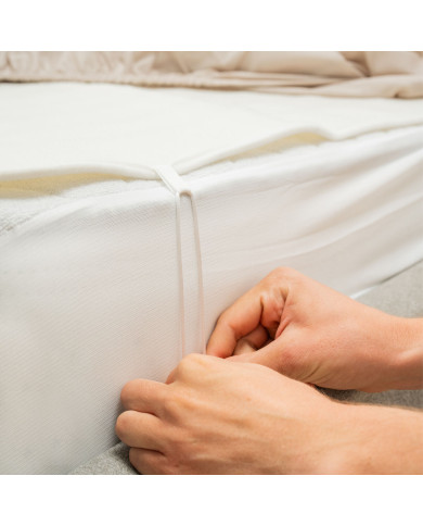 Double Electric Underblanket Blewarm InnovaGoods White 140 x 160 cm 60+60 W (Refurbished A)