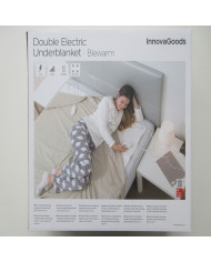 Double Electric Underblanket Blewarm InnovaGoods White 140 x 160 cm 60+60 W (Refurbished A)