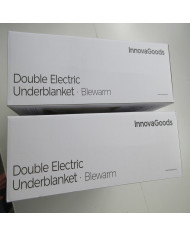 Double Electric Underblanket Blewarm InnovaGoods White 140 x 160 cm 60+60 W (Refurbished A)