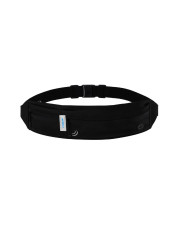Waterfly Running Waist Bag 3.0 Black Unisex Lycra 1L with Reflectors & Headphone Output