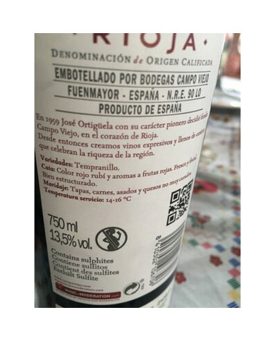 Red Wine Campo Viejo 1,2 kg
