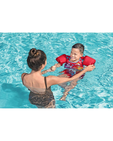 Swimming Goggles Bestway Red M/L 19-30 kg