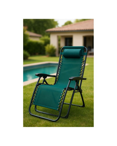 Folding Chair Marbueno Green 90 x 108 x 66 cm