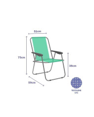 Folding Chair Marbueno Green 59 x 75 x 51 cm