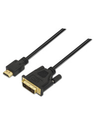 HDMI to DVI adapter Aisens A117-0090 Black 1,8 m