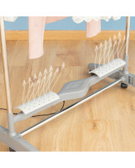 Foldable Electric Drying Rack with Natural Airflow Dryllon InnovaGoods 24 W 12 Bars Grey (Refurbished C)
