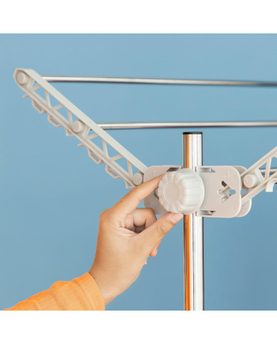 Foldable Electric Drying Rack with Natural Airflow Dryllon InnovaGoods 24 W 12 Bars Grey (Refurbished C)